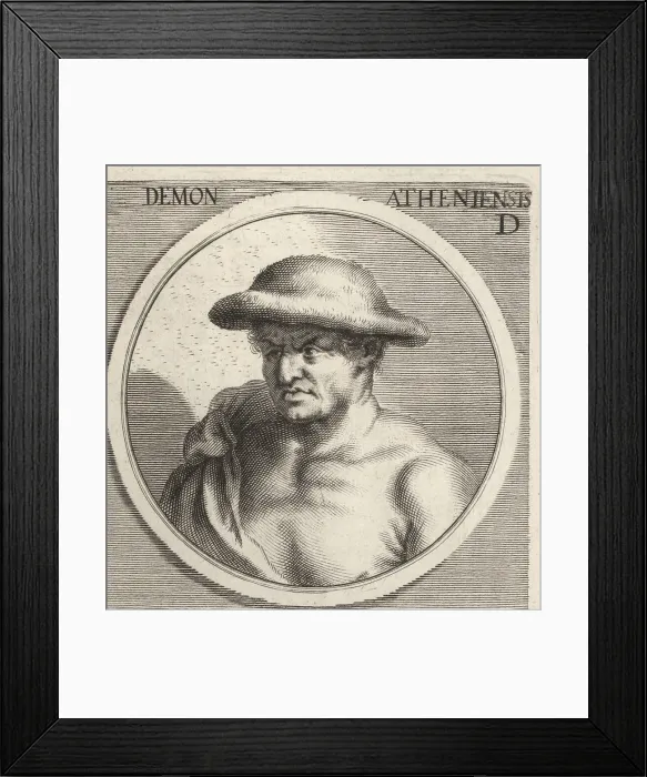 Framed Print : Demon of Athens, imaginary artist created by Parrhasius of Ephes Framed Print : Demon of Athens, imaginary artist created by Parrhasius of Ephes