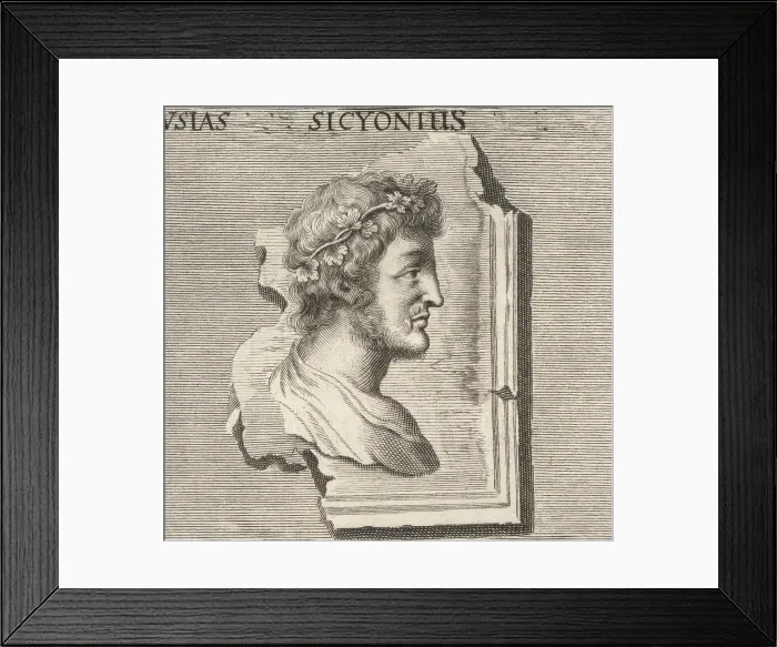 Framed Print : Pausias, ancient Greek painter, 4th century BC Framed Print : Pausias, ancient Greek painter, 4th century BC