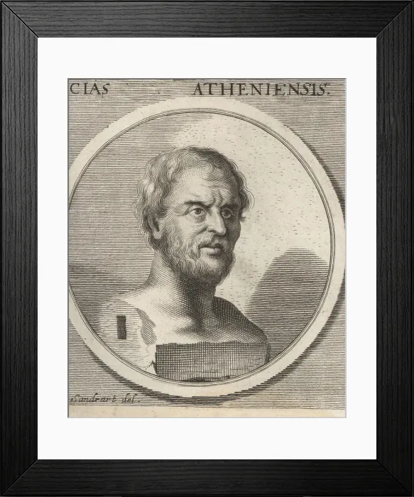 Framed Print : Nicias, ancient Greek painter from Athens, 4th century BC Framed Print : Nicias, ancient Greek painter from Athens, 4th century BC