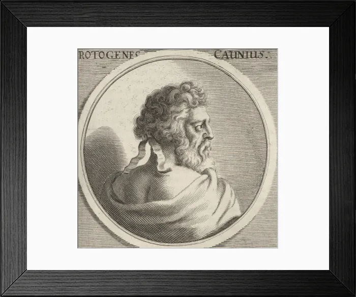 Framed Print : Protogenes, ancient Greek painter, 4th century BC Framed Print : Protogenes, ancient Greek painter, 4th century BC
