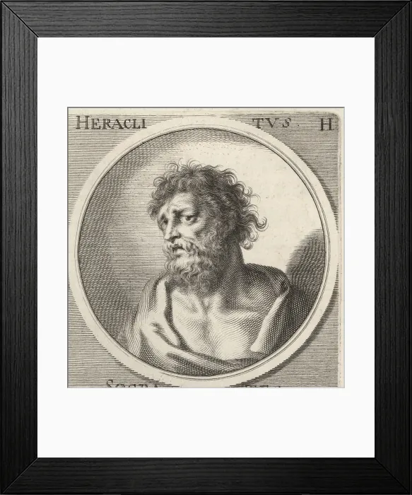 Framed Print : Heraclitus, Greek philosopher from Ephesus, fl. c.500 BC Framed Print : Heraclitus, Greek philosopher from Ephesus, fl. c.500 BC