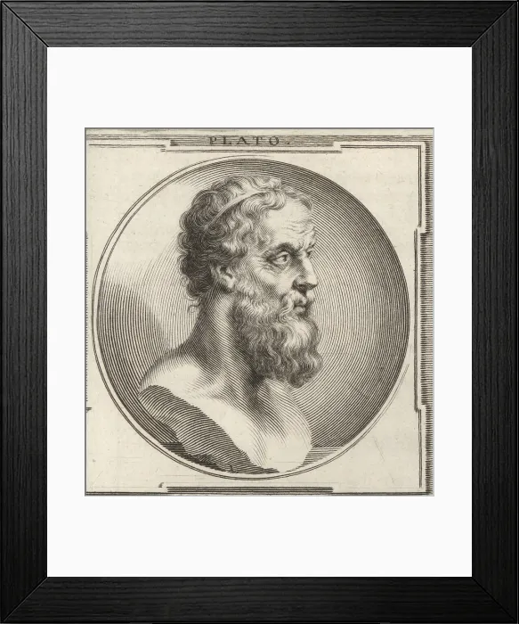 Framed Print : Plato, ancient Greek philosopher, c.428-348 BC Framed Print : Plato, ancient Greek philosopher, c.428-348 BC