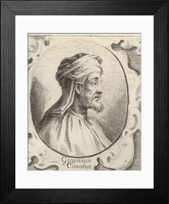 Framed Print : Cimabue, Italian painter from Florence, c. 1240-1302 Framed Print : Cimabue, Italian painter from Florence, c. 1240-1302