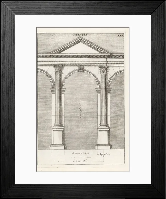 Framed Print : Archway with columns in the Corinthian order Framed Print : Archway with columns in the Corinthian order