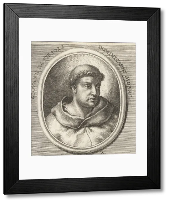 Framed Print : Fra Angelico, Italian painter, c.1395-1455 Framed Print : Fra Angelico, Italian painter, c.1395-1455