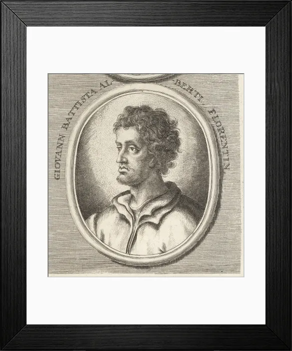 Framed Print : Leon Battista Alberti, Italian humanist author, 1404-1472 Framed Print : Leon Battista Alberti, Italian humanist author, 1404-1472