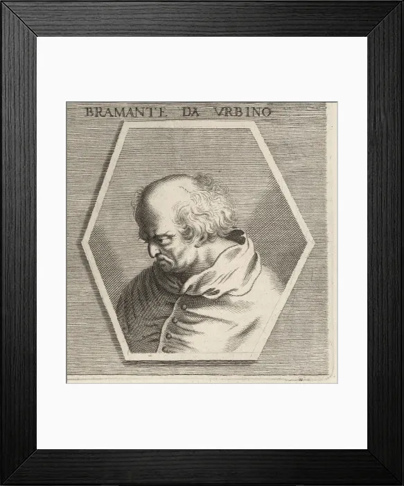 Framed Print : Donato Bramante, Italian architect and painter, 1444-1514 Framed Print : Donato Bramante, Italian architect and painter, 1444-1514