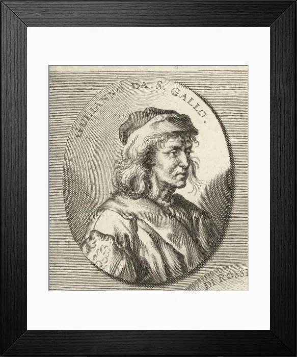 Framed Print : Giuliano da Sangallo, Italian sculptor and architect, c.1445-151 Framed Print : Giuliano da Sangallo, Italian sculptor and architect, c.1445-151