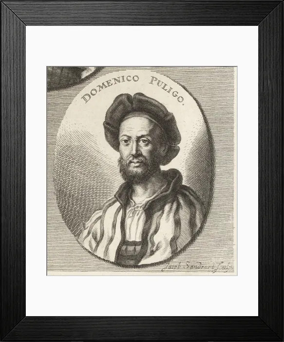 Framed Print : Domenico Puligo, Italian painter, 1492-1527 Framed Print : Domenico Puligo, Italian painter, 1492-1527