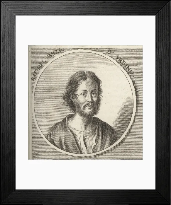 Framed Print : Raphael, Italian painter and architect, 1483-1520 Framed Print : Raphael, Italian painter and architect, 1483-1520