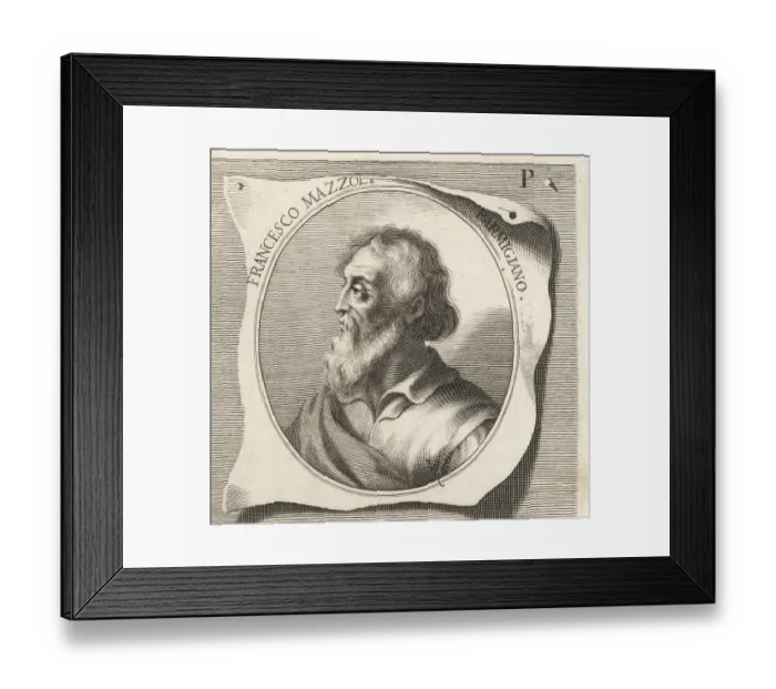 Framed Print : Parmigianino, Italian painter and printmaker, 1503-1540 Framed Print : Parmigianino, Italian painter and printmaker, 1503-1540
