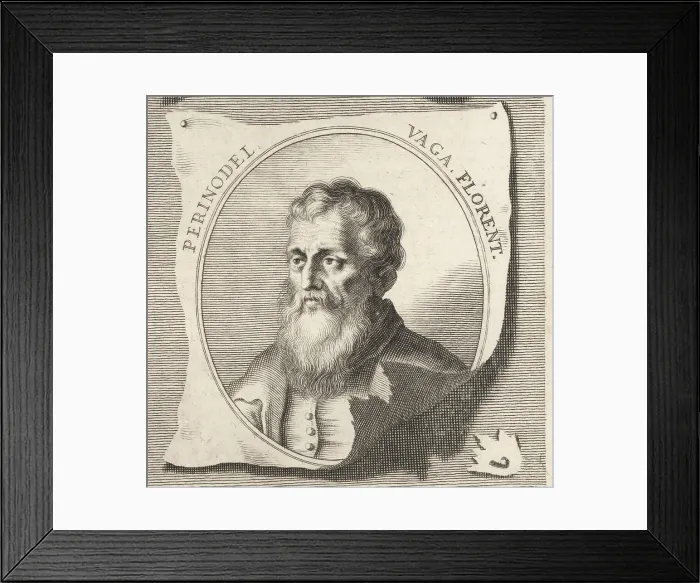 Framed Print : Perino del Vaga, Italian painter and draughtsman, 1501-1547 Framed Print : Perino del Vaga, Italian painter and draughtsman, 1501-1547