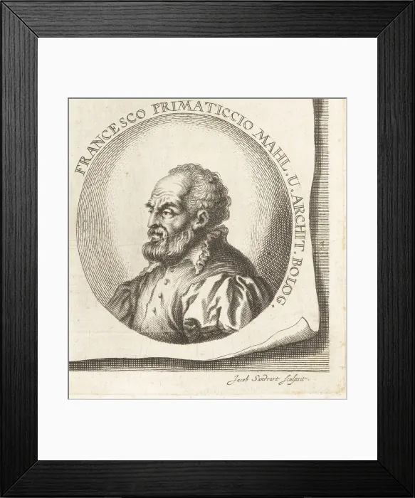 Framed Print : Francesco Primaticcio, Italian painter and sculptor, 1504-1570 Framed Print : Francesco Primaticcio, Italian painter and sculptor, 1504-1570