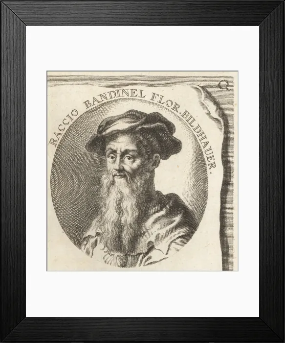 Framed Print : Baccio Bandinelli, Italian sculptor and painter, 1493-1560 Framed Print : Baccio Bandinelli, Italian sculptor and painter, 1493-1560