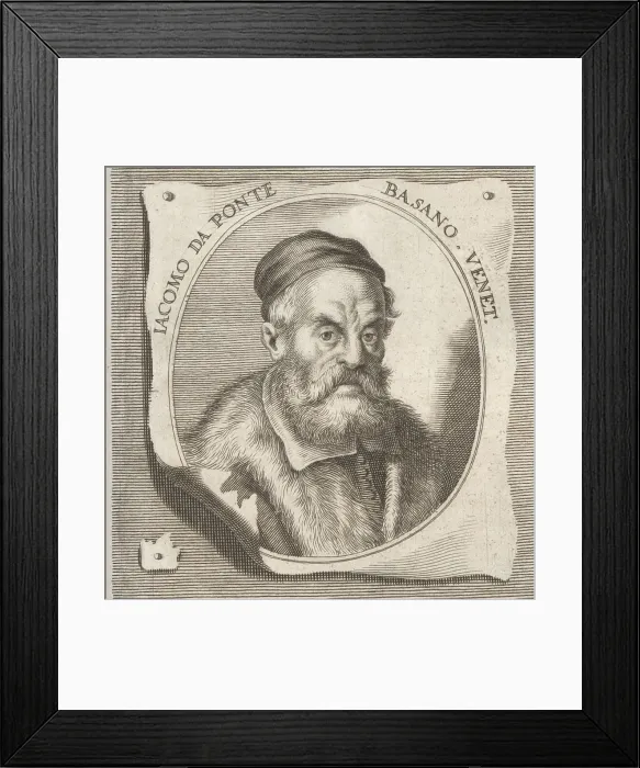 Framed Print : Jacopo Bassano, Italian painter, c.1510-1592 Framed Print : Jacopo Bassano, Italian painter, c.1510-1592