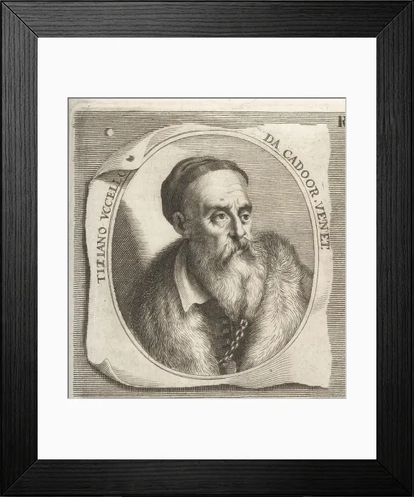 Framed Print : Titian, Italian painter, Venetian school, c.1488-1576 Framed Print : Titian, Italian painter, Venetian school, c.1488-1576