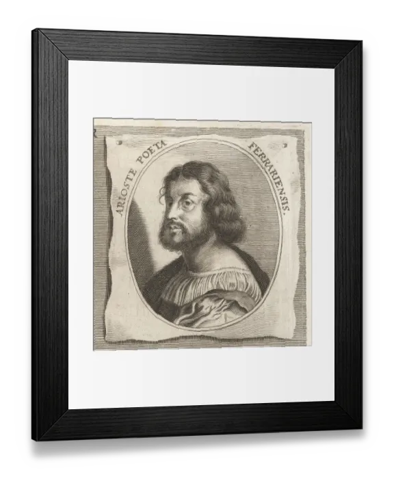 Framed Print : Ludovico Ariosto, Italian poet, 1474-1533 Framed Print : Ludovico Ariosto, Italian poet, 1474-1533