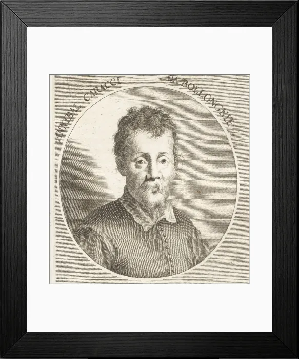 Framed Print : Annibale Carracci, Italian painter and instructor, 1560-1609 Framed Print : Annibale Carracci, Italian painter and instructor, 1560-1609
