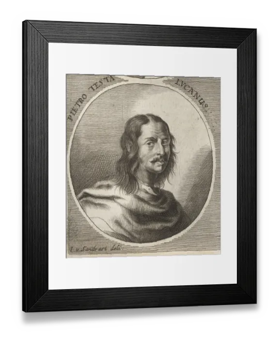 Framed Print : Pietro Testa, Italian High Baroque artist, 1611-1650 Framed Print : Pietro Testa, Italian High Baroque artist, 1611-1650