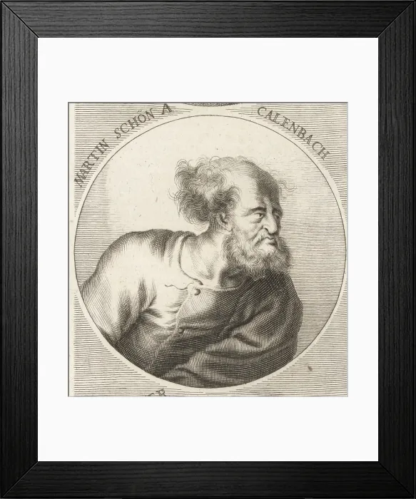 Framed Print : Martin Schongauer, Alsatian engraver and painter, c.1450-1491 Framed Print : Martin Schongauer, Alsatian engraver and painter, c.1450-1491