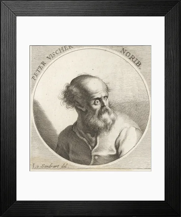 Framed Print : Peter Vischer, German sculptor, 1455-1529 Framed Print : Peter Vischer, German sculptor, 1455-1529