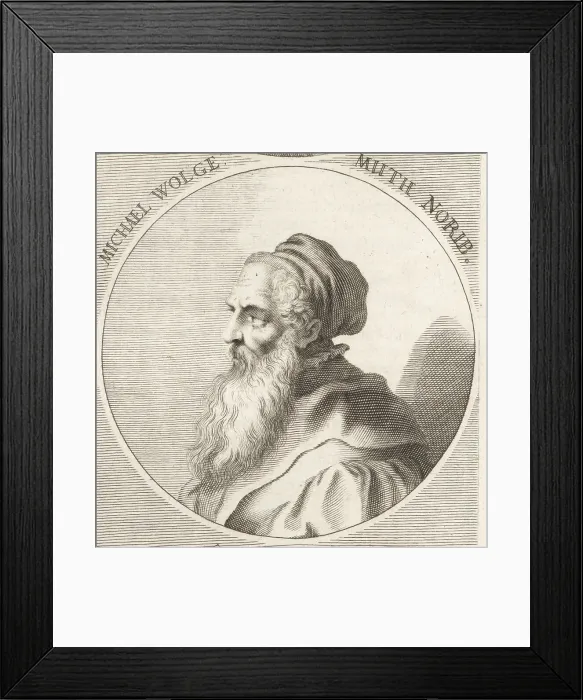 Framed Print : Michael Wolgemut, German painter and printmaker, 1434-1519 Framed Print : Michael Wolgemut, German painter and printmaker, 1434-1519