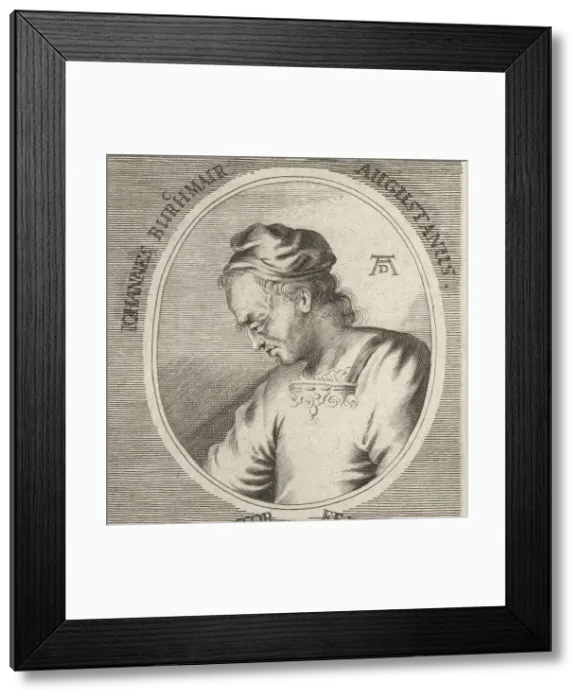 Framed Print : Hans Burgkmair the Elder, German painter, 1473-1531 Framed Print : Hans Burgkmair the Elder, German painter, 1473-1531