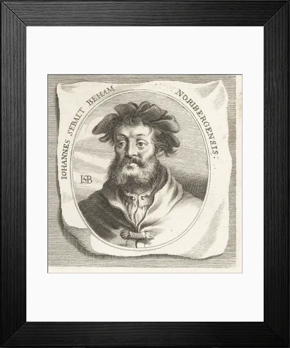 Framed Print : Johannes Sebald Beham, German painter and printmaker, 1500-155 Framed Print : Johannes Sebald Beham, German painter and printmaker, 1500-155