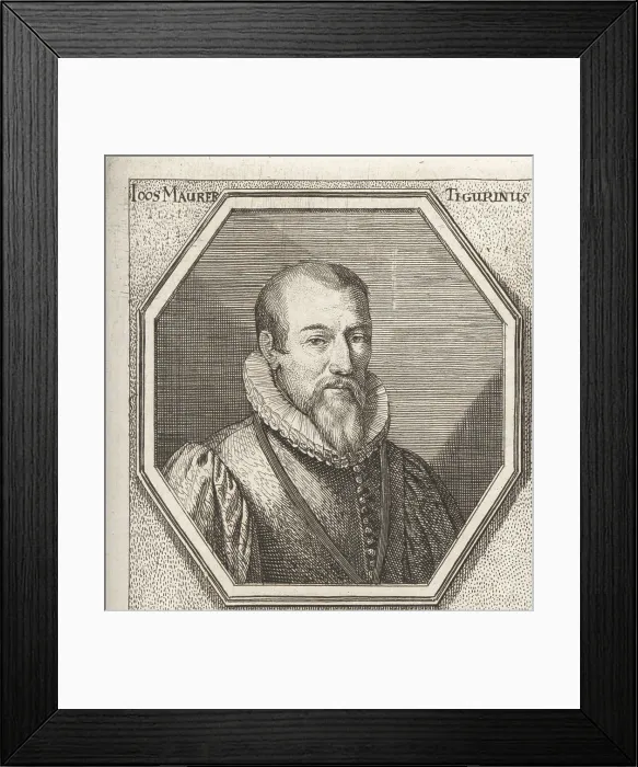 Framed Print : Jos Murer, Swiss poet and topographer, 1530-1580 Framed Print : Jos Murer, Swiss poet and topographer, 1530-1580