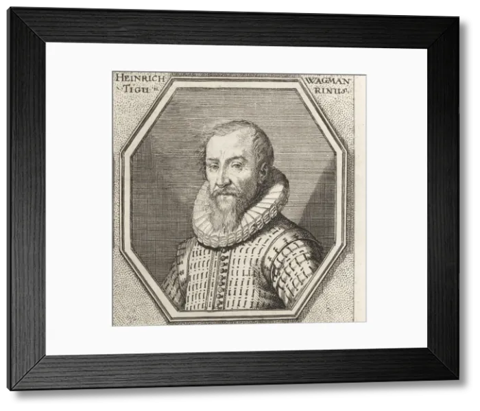 Framed Print : Hans Heinrich Wagmann, Swiss painter, 1557-c.1628 Framed Print : Hans Heinrich Wagmann, Swiss painter, 1557-c.1628