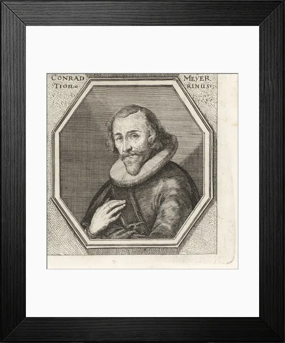 Framed Print : Conrad Meyer, Swiss painter and engraver, 1618-1689 Framed Print : Conrad Meyer, Swiss painter and engraver, 1618-1689