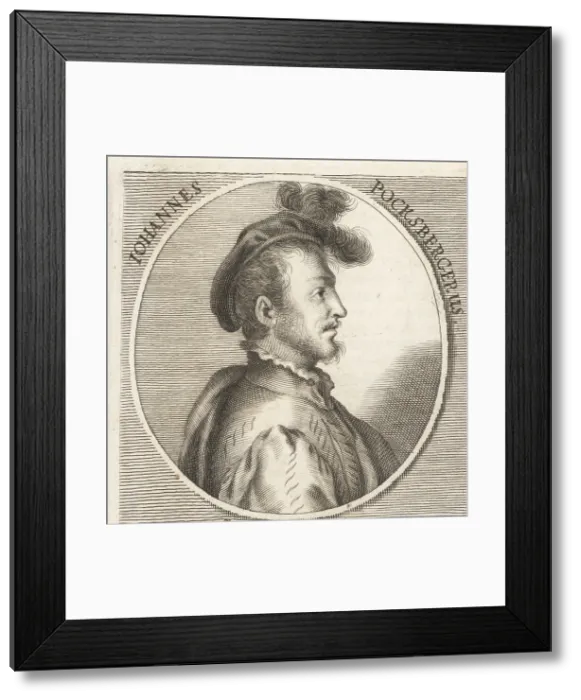 Framed Print : Hans Bocksberger, Austrian painter and draftsman, c.1500-1569 Framed Print : Hans Bocksberger, Austrian painter and draftsman, c.1500-1569