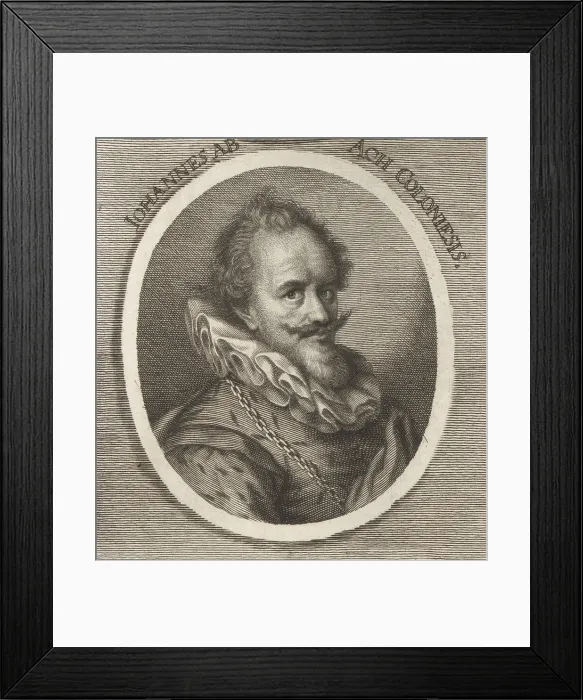 Framed Print : Hans von Aachen, German painter from Cologne, 1552-1615 Framed Print : Hans von Aachen, German painter from Cologne, 1552-1615
