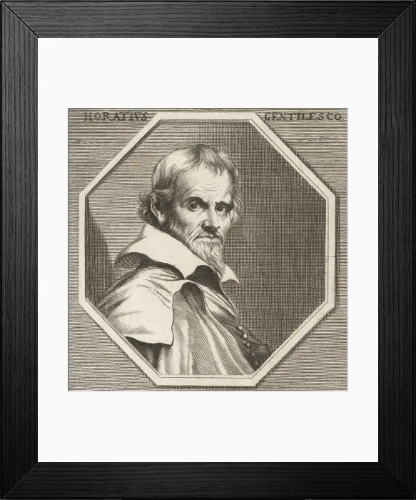 Framed Print : Orazio Lomi Gentileschi, Italian painter, 1563-1639 Framed Print : Orazio Lomi Gentileschi, Italian painter, 1563-1639