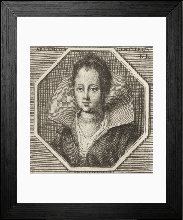 Framed Print : Artemisia Gentileschi, Italian Baroque painter, 1593-c.1656 Framed Print : Artemisia Gentileschi, Italian Baroque painter, 1593-c.1656