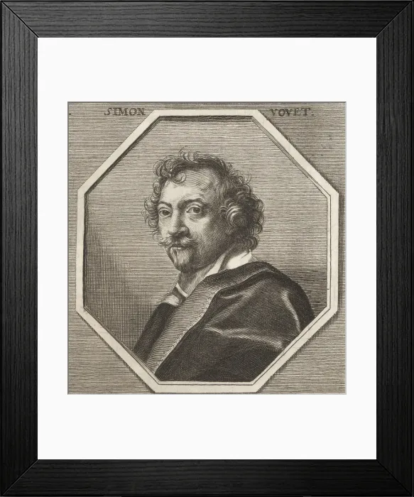 Framed Print : Simon Vouet, French painter, 1590-1649 Framed Print : Simon Vouet, French painter, 1590-1649
