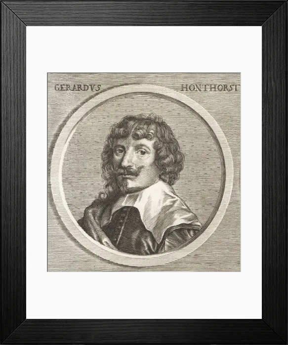 Framed Print : Gerard van Honthorst, Dutch painter, 1592-1656 Framed Print : Gerard van Honthorst, Dutch painter, 1592-1656