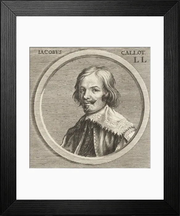 Framed Print : Jacques Callot, Baroque printmaker, c.1592-1635 Framed Print : Jacques Callot, Baroque printmaker, c.1592-1635
