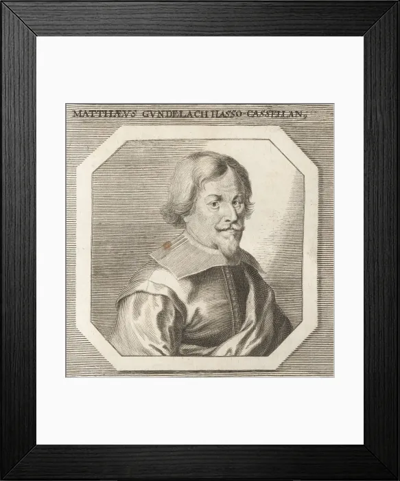 Framed Print : Matthaus Gundelach, German painter, 1566-1653 Framed Print : Matthaus Gundelach, German painter, 1566-1653