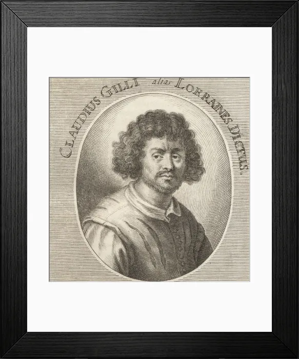 Framed Print : Claude Lorrain, French painter, c.1600-1682
