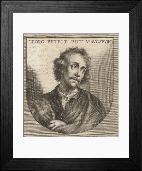 Framed Print : Georg Petel, German sculptor and ivory carver, c.1601-1635 Framed Print : Georg Petel, German sculptor and ivory carver, c.1601-1635