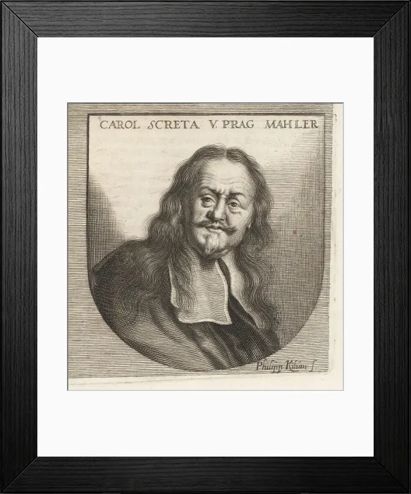 Framed Print : Karel Skreta, Czech portrait painter, 1610-1674 Framed Print : Karel Skreta, Czech portrait painter, 1610-1674