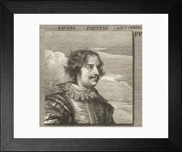 Framed Print : Paulus Pontius, Flemish engraver and painter, 1603-1658 Framed Print : Paulus Pontius, Flemish engraver and painter, 1603-1658