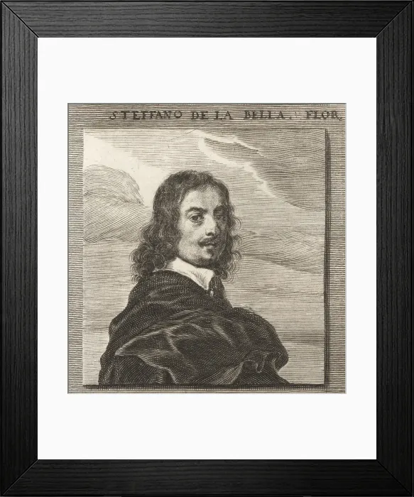 Framed Print : Stefano della Bella, Italian draughtsman, 1610-1664 Framed Print : Stefano della Bella, Italian draughtsman, 1610-1664