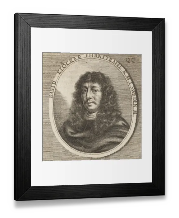 Framed Print : David Klocker Ehrenstrahl, German portrait painter, 1628-1698 Framed Print : David Klocker Ehrenstrahl, German portrait painter, 1628-1698