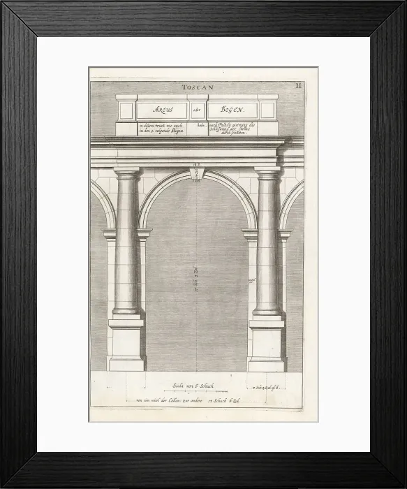 Framed Print : Arch of the Tuscan order Framed Print : Arch of the Tuscan order