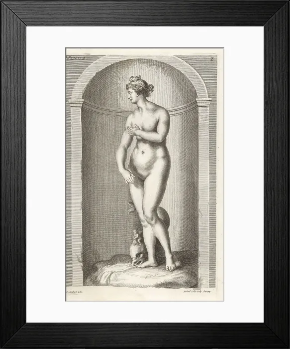 Framed Print : The Medici Venus with dolphin and putto Framed Print : The Medici Venus with dolphin and putto