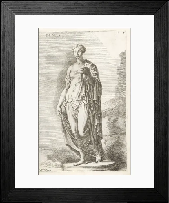Framed Print : The Flora Farnese sculpture Framed Print : The Flora Farnese sculpture