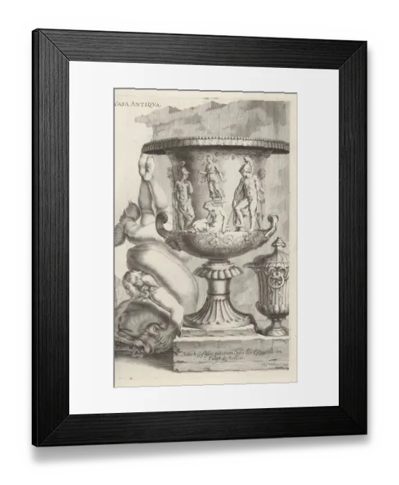 Framed Print : Antique vase depicting the sacrifice of Iphigenia Framed Print : Antique vase depicting the sacrifice of Iphigenia