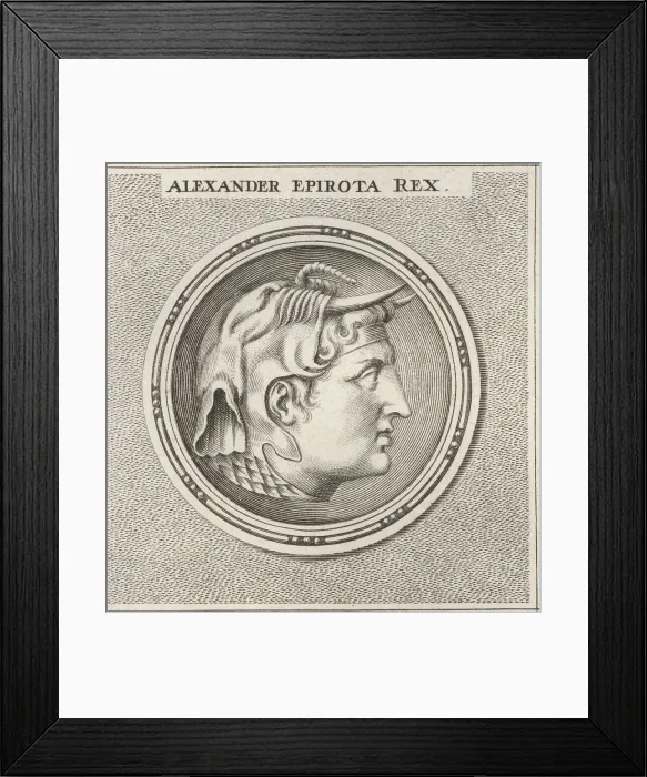 Framed Print : Alexander I of Epirus, king of the Molossians, c.371-331 BC Framed Print : Alexander I of Epirus, king of the Molossians, c.371-331 BC